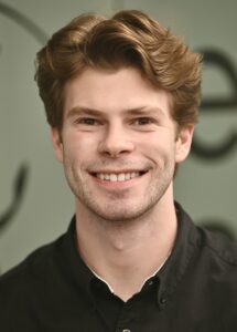 Young man smiling