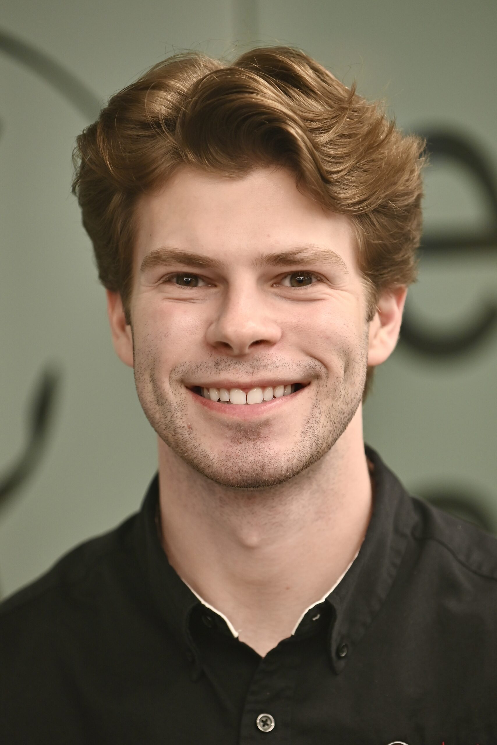 Young man smiling